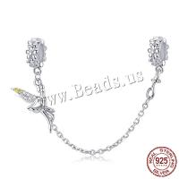 925 Sterling Silver Bracelet Findings, real silver plated, micro pave cubic zirconia, 1.7cmuff0c6.2cm, Sold By PC