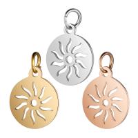 Stainless Steel Pendants, plated, fashion jewelry, more colors for choice, nickel, lead & cadmium free, 12x17mm, Hole:Approx 5mm, 5PCs/Lot, Sold By Lot