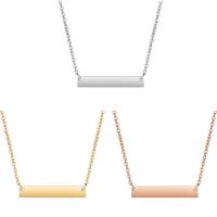 Stainless Steel Jewelry Necklace, plated, oval chain & for woman, more colors for choice, 6x35mm, Length:Approx 17.72 Inch, 2Strands/Lot, Sold By Lot