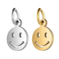 Stainless Steel Pendants Smiling Face plated fashion jewelry Approx 5mm Sold By Lot