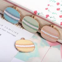 Zinc Alloy Enamel Pendants Hamburg gold color plated nickel lead & cadmium free Approx 1mm Sold By Bag