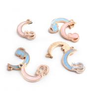 Zinc Alloy Enamel Pendants gold color plated Korean style nickel lead & cadmium free Approx 1mm Sold By Bag