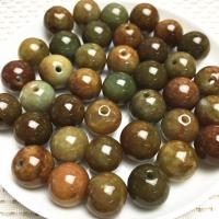 Natural Jadeite Beads Round polished DIY Sold By Bag