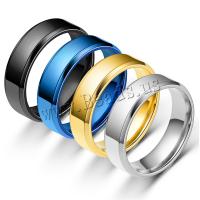Палец кольцо из нержавеющей стали, нержавеющая сталь, ювелирные изделия моды & Мужская & разный размер для выбора, Много цветов для выбора, продается PC