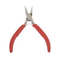 Jewelry Plier, Stainless Steel, with Rubber, red, 71x132x7mm, Sold By PC