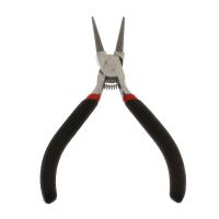Jewelry Plier, Stainless Steel, with Rubber, black, 73x120x7mm, Sold By PC