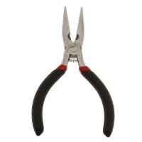Jewelry Plier, Stainless Steel, with Rubber, black, 69x130x7mm, Sold By PC