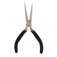 Jewelry Plier, Stainless Steel, with Rubber, black, 68x146x7mm, Sold By PC