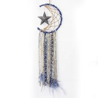Fashion Dream Catcher, Iron, with Cotton Thread & Feather, handmade, multi-colored, nickel, lead & cadmium free, 200x700mm, Sold By PC