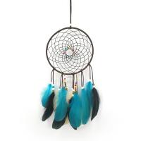Fashion Dream Catcher Iron with Velveteen & Feather & Wood handmade nickel lead & cadmium free Sold By PC