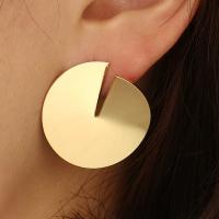 Zinklegierung Ohrringe, Edelstahl Stecker, plattiert, für Frau, keine, frei von Nickel, Blei & Kadmium, verkauft von Paar