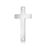 Stainless Steel Connector Cross for woman & 1/1 loop original color Approx 2mm Sold By Lot