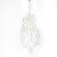 Fashion Dream Catcher Iron with Feather handmade white nickel lead & cadmium free Sold By PC