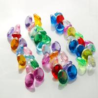 Acrylic Findings, Diamond Shape, injection moulding, DIY, more colors for choice, 20mm, 100PCs/Bag, Sold By Bag