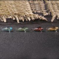 Gold Sand Lampwork Pendants, more colors for choice, 23x8mm, Hole:Approx 1mm, 50PCs/Bag, Sold By Bag