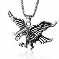 Stainless Steel Animal Pendants eagle plated fashion jewelry Sold By PC