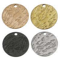 Stainless Steel Pendants, Flat Round, plated, more colors for choice, 15x1mm, Hole:Approx 1.5mm, 100PCs/Lot, Sold By Lot