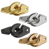 Stainless Steel Interlocking Clasp, plated, more colors for choice, 24mm,15.5x11.5x2mm, Hole:Approx 1mm, 10Sets/Lot, Sold By Lot