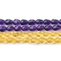 Quartz Beads, Drum, polished, DIY & twist, more colors for choice, 10x12mm, Approx 31PCs/Strand, Sold Per Approx 15 Inch Strand