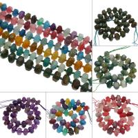 Achat Perlen, verschiedenen Materialien für die Wahl, 28x12mm, Bohrung:ca. 2mm, ca. 28PCs/Strang, verkauft von Strang