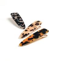 Alligator Hair Clip Zinc Alloy with Acetate gold color plated Korean style & for woman nickel lead & cadmium free Sold By Lot