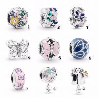 Rhinestone Tibetan Style Beads, platinum color plated, different styles for choice & enamel & with rhinestone, nickel, lead & cadmium free, 10x10mm, 50PCs/Bag, Sold By Bag