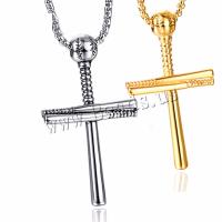 Stainless Steel Cross Pendants, plated, fashion jewelry, more colors for choice, 54X30MM, Sold By PC