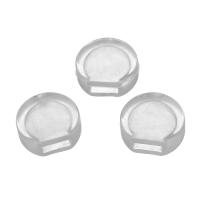 Silicone Earring Clip Component, DIY & transparent, 8x7x3mm,3.5x1.5mm, 600PCs/Lot, Sold By Lot