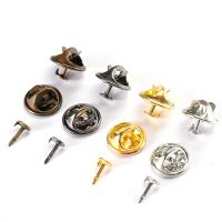 Brass Brooch Findings plated nickel lead & cadmium free 8mm 4.5mm 11mm Sold By Bag