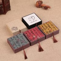 Wood Bracelet Box with Cloth portable & durable 10/Set Sold By Set