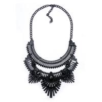 Tibetan Style Jewelry Necklace, with 10cm extender chain, plated, different styles for choice & for woman & with rhinestone, nickel, lead & cadmium free, 120mm, Sold Per Approx 16.93 Inch Strand