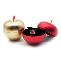 Zinc Alloy Jewelry Set Box with Velveteen Apple plated Christmas Design nickel lead & cadmium free 5/Set Sold By Set