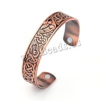 Titanium Steel Cuff Bangle plated vintage & for woman Length Approx 7.5 Inch Sold By PC