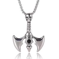 Stainless Steel Jewelry Necklace fashion jewelry & for man & with rhinestone Sold By PC
