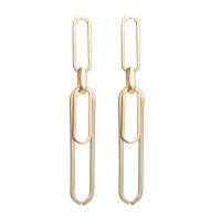 Tibetan Style Drop Earrings, plated, for woman, more colors for choice, nickel, lead & cadmium free, 10x60mm, 2Pairs/Lot, Sold By Lot