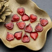 Lampwork Cabochon, Heart, plated, more colors for choice, 15*13mm, 20PCs/Lot, Sold By Lot