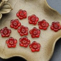 Lampwork Beads, Flower, plated, DIY, more colors for choice, 13mm, 10PCs/Lot, Sold By Lot
