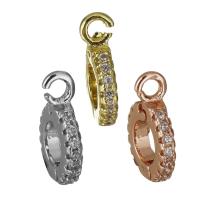 Cubic Zirconia Micro Pave Brass Pendant plated micro pave cubic zirconia nickel lead & cadmium free Sold By Lot