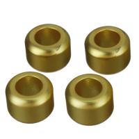 Brass Jewelry Beads, gold color plated, nickel, lead & cadmium free, 7.50x6.50x7.50mm, Hole:Approx 4mm, 10PCs/Lot, Sold By Lot