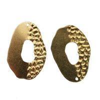 Brass Jewelry Pendants, original color, nickel, lead & cadmium free, 33x22x0.60mm, Hole:Approx 1mm, 50PCs/Bag, Sold By Bag