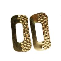 Pingentes Jóias de bronze, cobre, cor original, níquel, chumbo e cádmio livre, 34x17x0.60mm, Buraco:Aprox 1mm, 50PCs/Bag, vendido por Bag