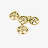 Tibetan Style Hollow Pendants, Tree, plated, more colors for choice, nickel, lead & cadmium free, 19x23mm, Hole:Approx 2mm, 20PCs/Bag, Sold By Bag