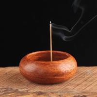 Suíochán incense, Padauk, leath lámhdhéanta, baile agus oifige & Inbhuanaithe, 59x23mm, Díolta De réir PC