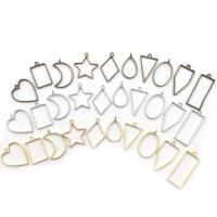 Brass Jewelry Pendants plated DIY & mixed nickel lead & cadmium free 33~49mm-20~44mm  Sold By Lot