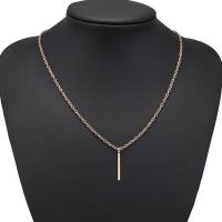Zinc Alloy smykker halskæde, forgyldt, mode smykker & for kvinde, guld, nikkel, bly & cadmium fri, 10Strands/Lot, Solgt af Lot
