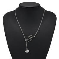 Cink Alloy nakit ogrlice, pozlaćen, modni nakit & za žene, srebro, nikal, olovo i kadmij besplatno, 10pramenovi/Lot, Prodano By Lot