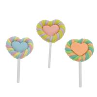 Fashion Resin Cabochons, Heart, more colors for choice, 21.50x38.50x7.50mm, Approx 104PCs/Bag, Sold By Bag
