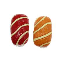 Food Resin Cabochon, Bread, DIY, more colors for choice, 16.50x30x13.50mm, Approx 100PCs/Bag, Sold By Bag