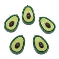 Food Resin Cabochon Avocado fashion jewelry & DIY Approx Sold By Bag