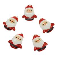 Resin Cabochon Santa Claus fashion jewelry & DIY Approx Sold By Bag